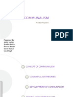 Communalism - An Indian Perspective