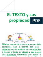 Textos. Propiedades