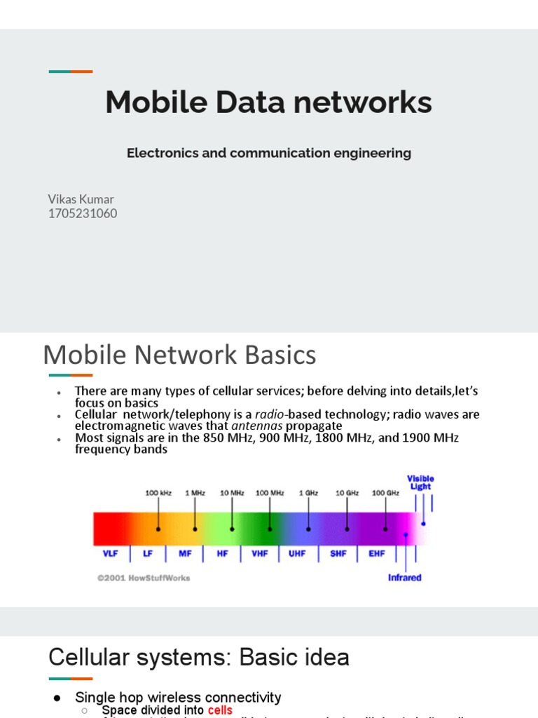 Mobile Data Networks | PDF | Channel Access Method | Cellular Network