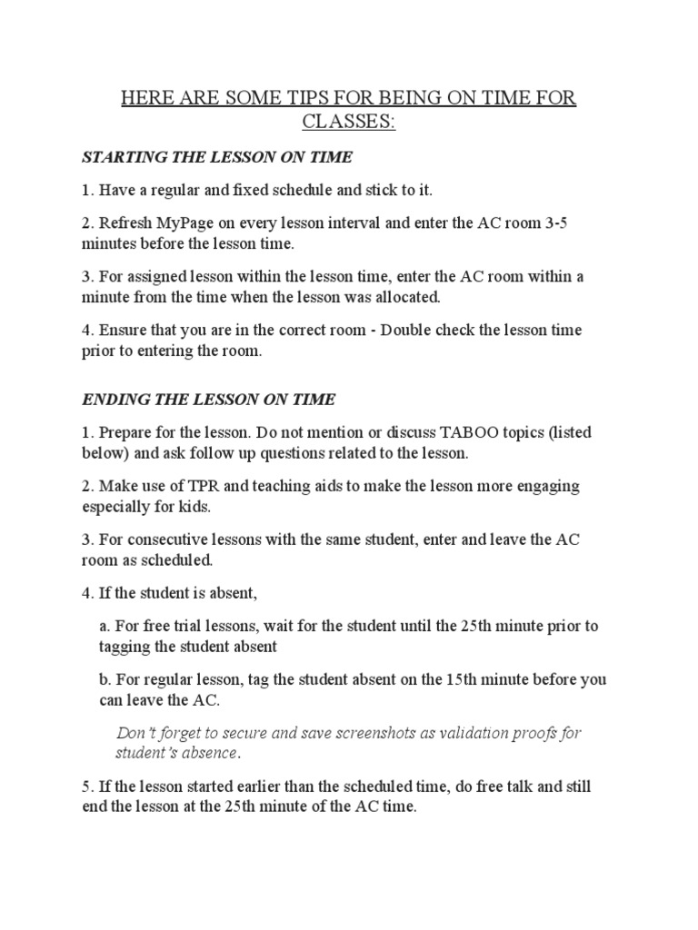 Being On Time Meaning In English