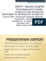 Advanced Computer NW Assingment (Presentation) Best PDF