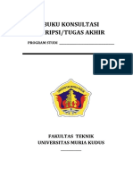 Buku Konsultasi Skripsi