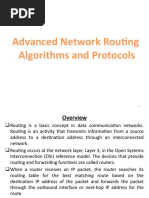 Advanced Network Routing Algorithms and protocols_2022