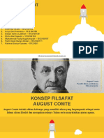 Konsep Filsafat August Comte - Kelompok 5