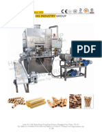 HG HWB Full Set Chocolate Wafer Roll Production Line Quotation