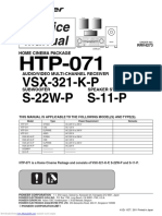 Complete Service Manual vsx321kp