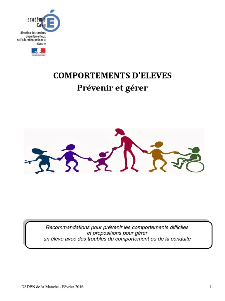 Gestion des comportements difficiles en classe | PDF | Pédagogie ...