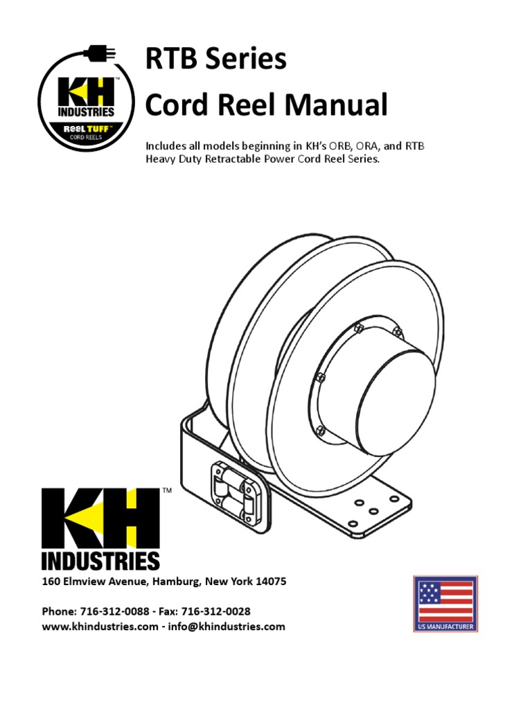 RTB Series Cord Reel Manual