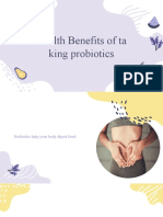 Health Benefits of Taking Probiotics