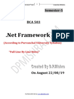 Net Framework and C#