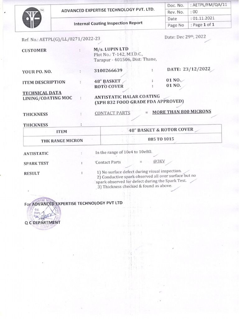 Lupin Report | PDF