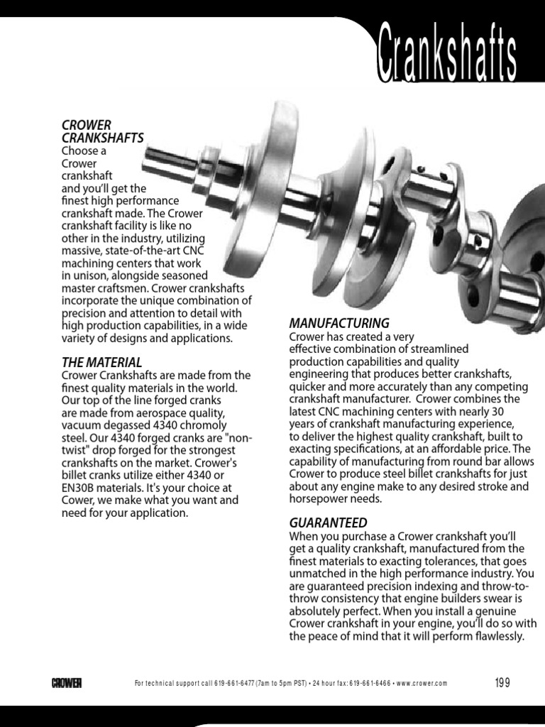 Crankshafts PDF V8 Engine V6 Engine