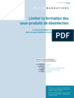 Limiter La Formation Des Sous-Produits de Désinfection: Mandations