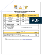 Mba Fees Structure