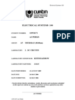 Electrical Systems 100 Lab 2