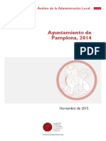 Camara Comptos Navarra Informe Pamplona 2014