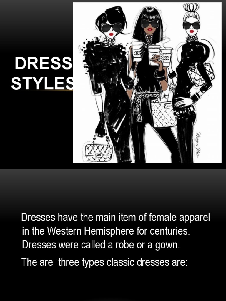 Types and Styles of Dresses | PDF | Skirt