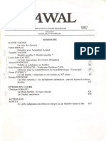 Awal N°3 _ 1987 _ 242 pages