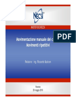 Movimentazione Manuale Dei Carichi Movimenti Ripetitivi: Master Sicurezza