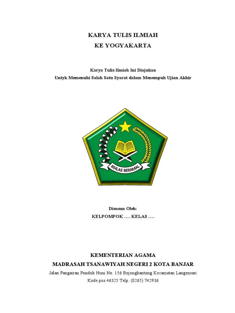 Penulisan Karya Tulis Ilmiah PDF