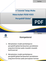 Materi Tutorial Tatap Muka Mata Kuliah PDGK 4303 Perspektif Global