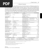NYS Regents Physics Reference Tables | PDF | Quark | Electronvolt