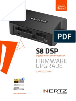 FNL007A - Hertz - S8 DSP - Firmware - Upgrade - Procedure
