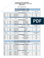 Licence Esp Semestre 3