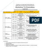 Jadwal Pondok Ramadhan