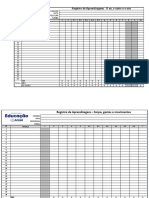 Planilhas Descritores Tempo Integral