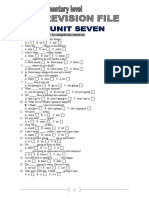 1st Year Revision Unit7