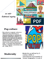 CM1.0 - Philippine Modernity and Popular Culture - An Onto Historical Inquiry