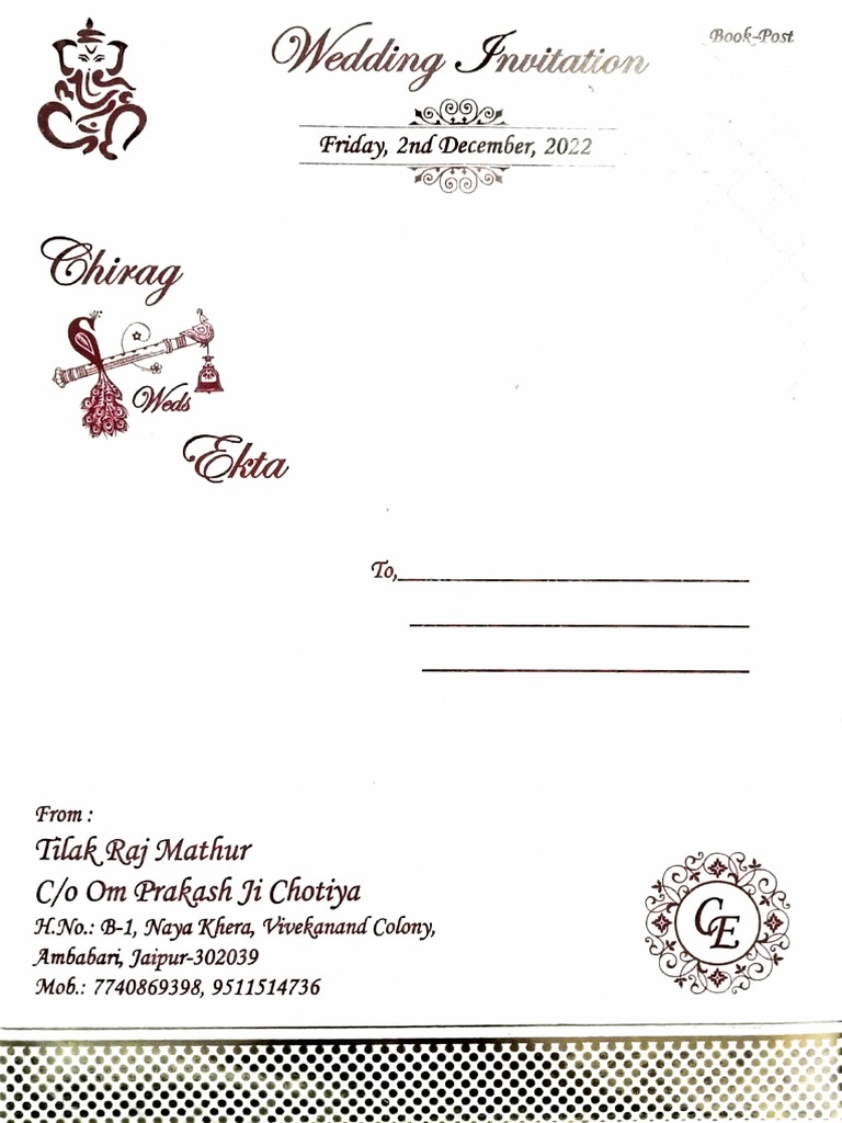 Marraige Card | PDF