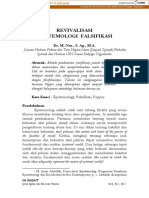 Revivalisasi Epistemologi Falsifikasi: Dr. M. Nur., S. Ag., M.A