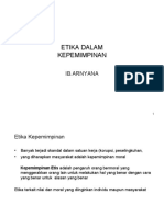 Kepemimpinan Etis