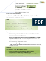 Voz Ativa e Passiva - Ficha Informativa