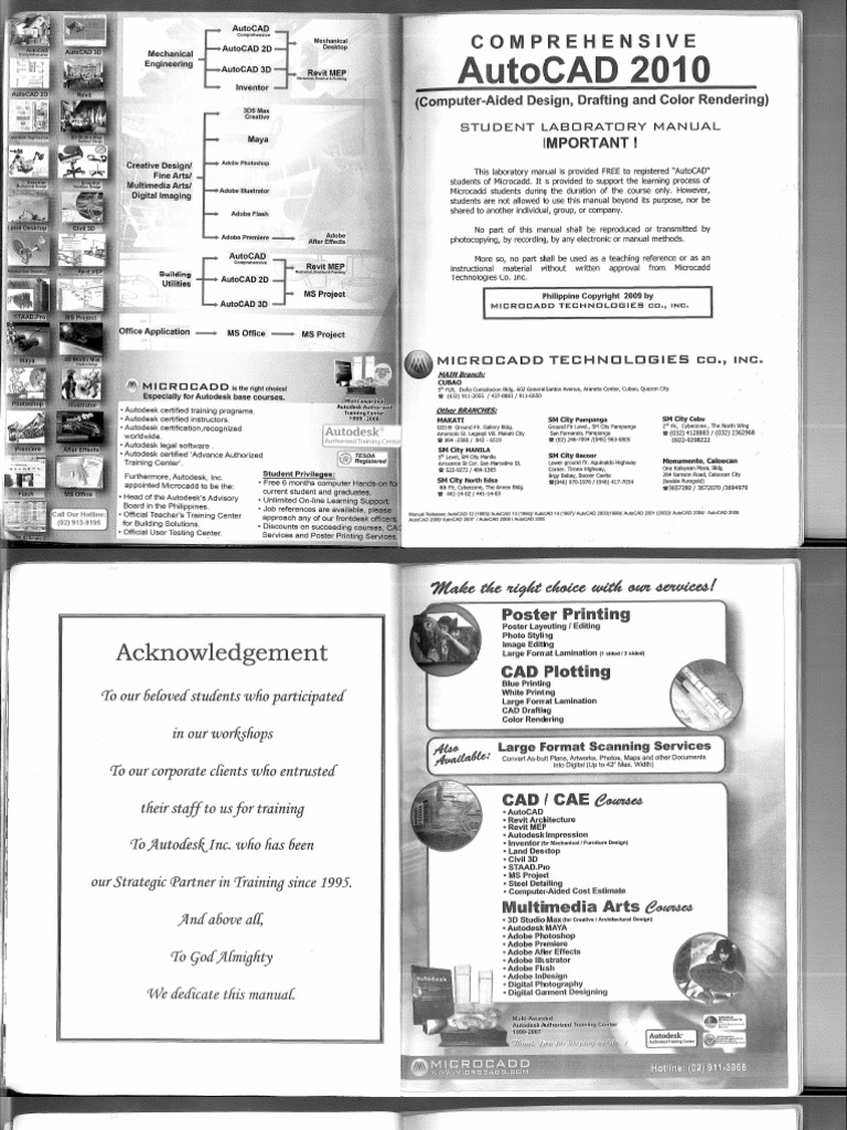 MicroCADD 1 | PDF