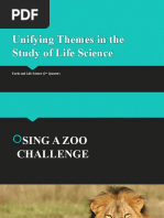 Unifying Themes of Life | PDF | Life | Evolution