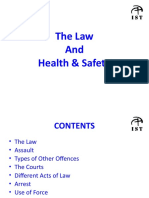 The Law: A Guide to Legal Issues for Close Protection Officers