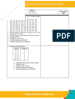 Bank Soal Statistika 8 SMP