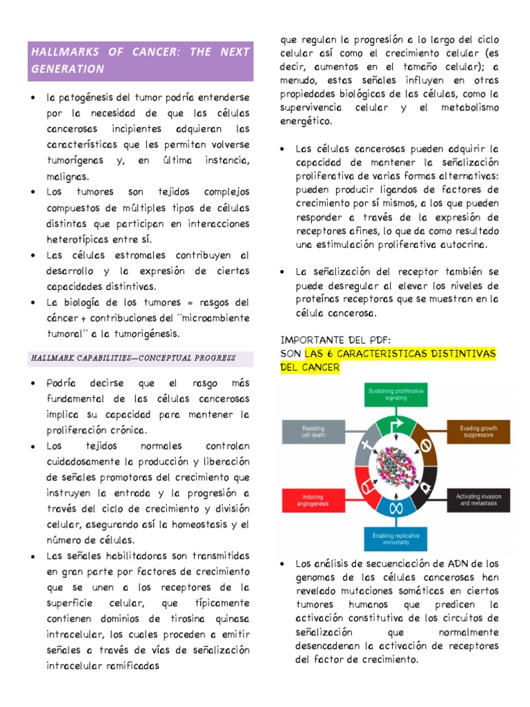 Hallmarks of Cancer | PDF | Cáncer | Angiogénesis