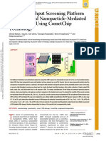 Highthroughput Screening Platform For Engineered Nanoparticlemediated Genotoxicity Using Cometchip TechnologyACS Nano