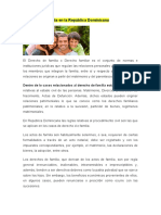 Derecho de Familia en La República Dominicana