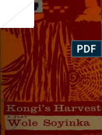 Kongis Harvest A Play (Wole Soyinka)