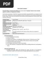 Employment Contract - Halliburton