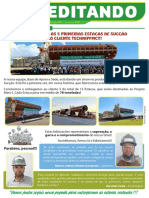 Fabricação de estacas de sucção para campo de petróleo