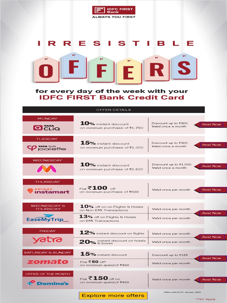 An Overview of the Weekly Shopping Discounts and Offers Available with