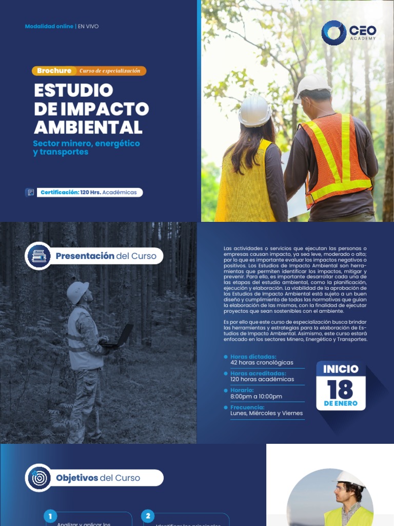 Estudio de Impacto Ambiental | PDF | Evaluación de impacto ambiental ...