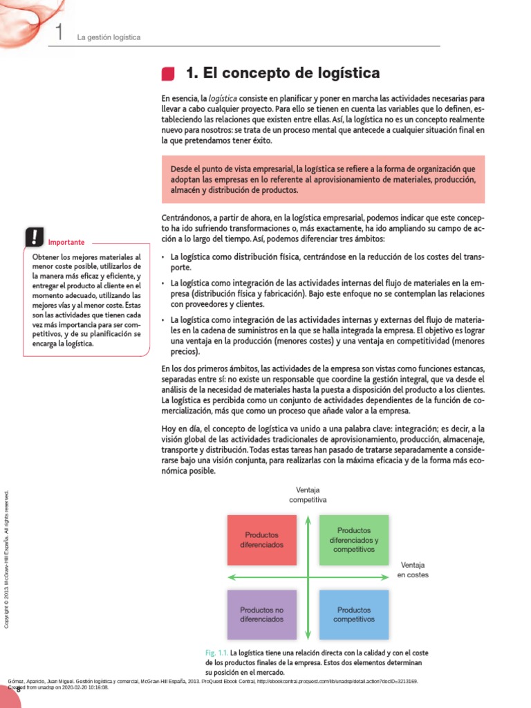 Gestión Logística y Comercial - (PG 9 - 24) | PDF | Gestión de la ...
