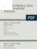 Ultrasonic Test